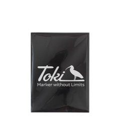 Toki Cracker Eggshell Black Stickers - 50ks