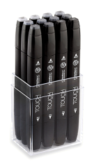 Touch Twin Marker - 12 Cool Grey Set