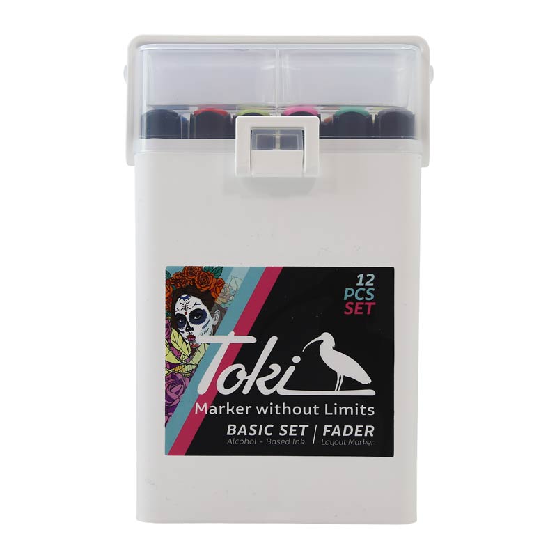 Toki Marker Fader Set 12 - Basic