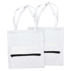 Montana Cotton Bag - Logoline Monochrome White