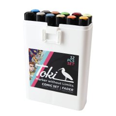 Toki Marker Fader Set 12 - Comic