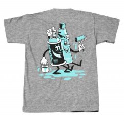 Montana Cans T-Shirts-Paint Buddies Grey by Great