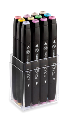 Touch Twin Marker - 12 Pastel Set