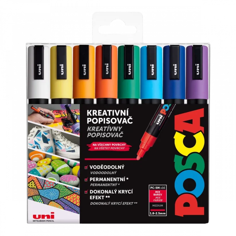 Uni Posca PC 5M - Set 16ks