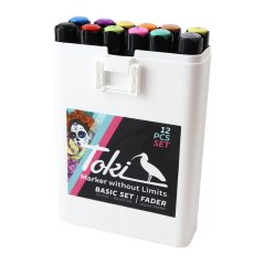 Toki Marker Fader Set 12 - Basic