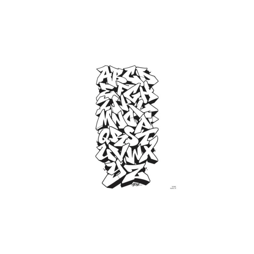 American Graffiti Coloring Book