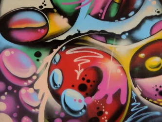 Dvoreček - výstava obrazů z akce Live Painting a Dj Arsen