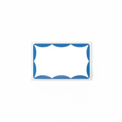 Mr. Eggshell - Wavy Stickers Blue - 50ks