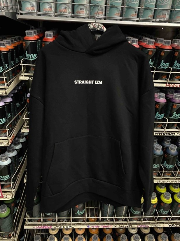 Straight IZM Hoodie - UFO - Black