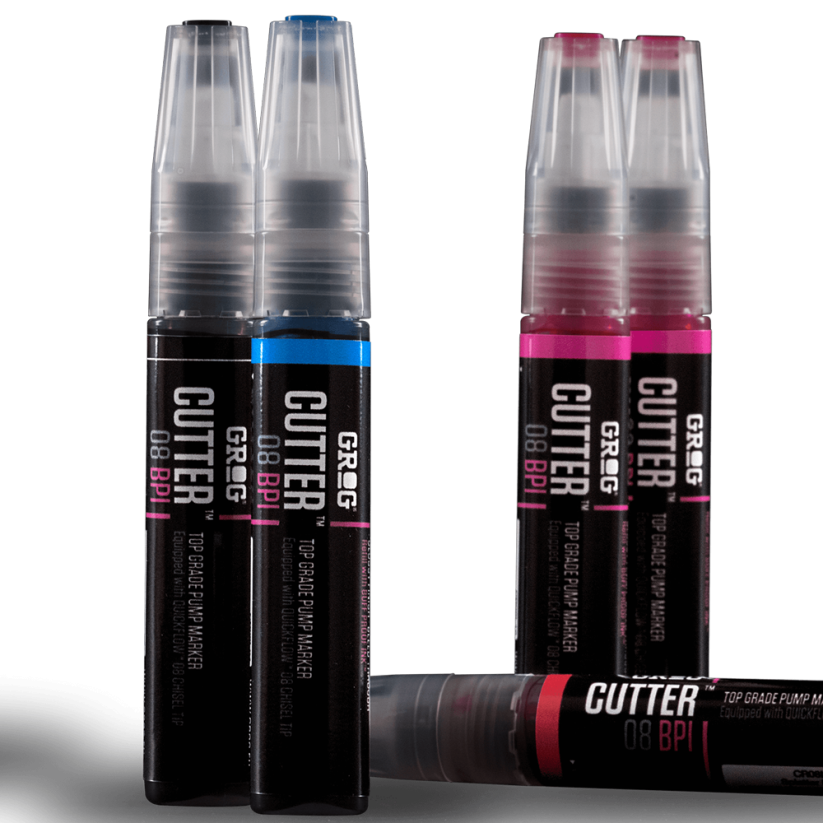 Grog Cutter 08 BPI - Buff Proof Ink - Barva: Jellyfish Fuchsia #ff0060