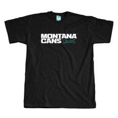 Montana Triko Typo+Logo - Black