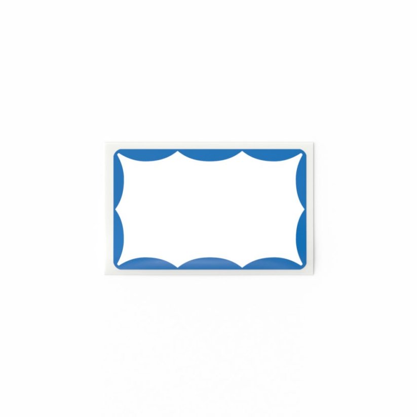 Mr. Eggshell - Wavy Stickers Blue - 50ks