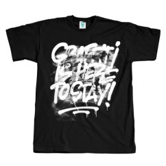 Montana T-Shirt - Graffiti Is Here To Stay by Thierry Furger - Black
