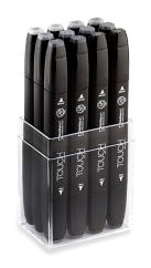 Touch Twin Marker - 12 Cool Grey Set