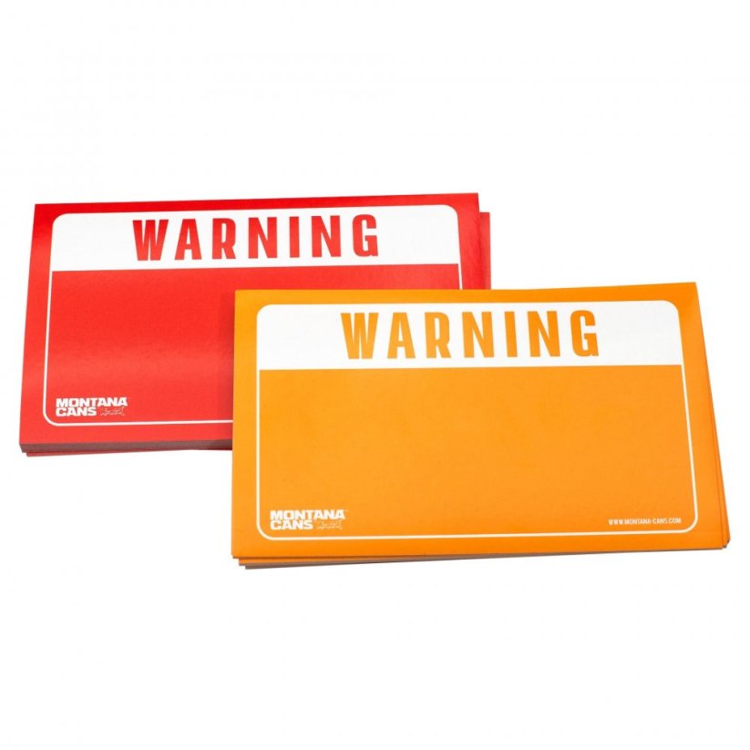 Montana Warning Sticker Pack