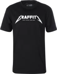 Eight Miles High Graffiti T-Shirt Black