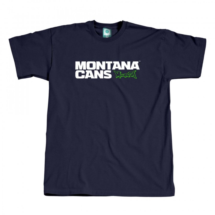 Montana Triko Typo+Logo - Navy