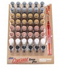 Montana Acrylic 2mm Display Metallic - 48ks