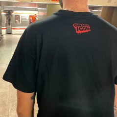 Praha Metro Map/Grafficon Triko - Black