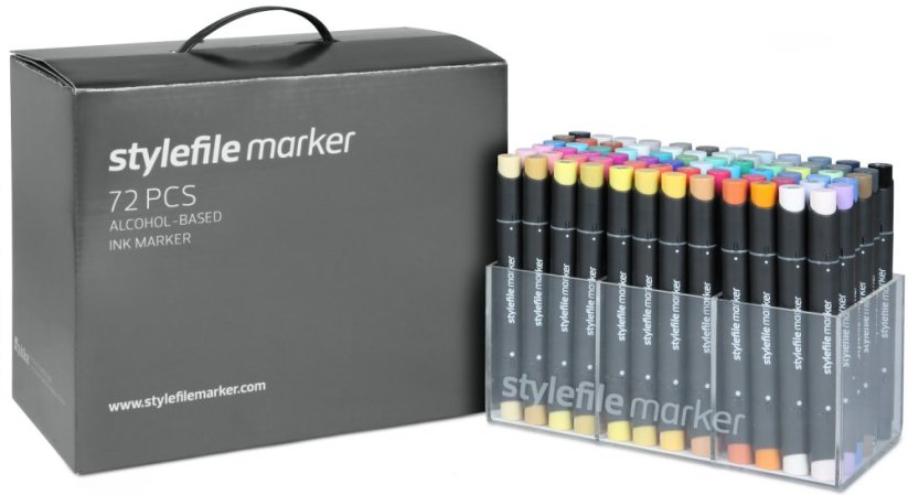 Stylefile Markers 72 Set - Main Set A