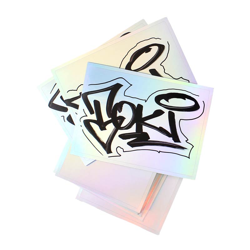 Toki Cracker Eggshell Hologram Stickers - 50ks