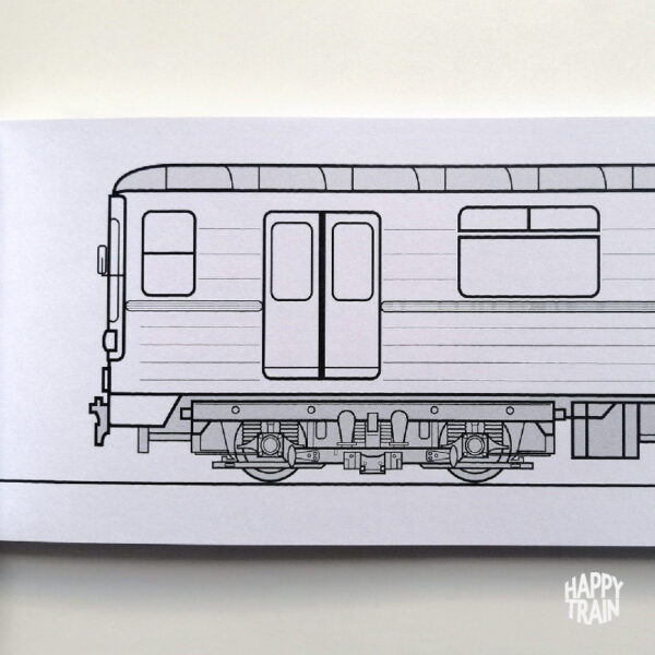 Plan Train/Metro Seria 81 - Coloring Book