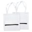 Montana Cotton Bag - Logoline Monochrome White