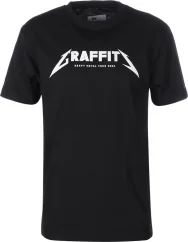Eight Miles High Graffiti T-Shirt Black