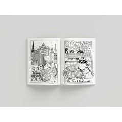 Street Food Coloring Book