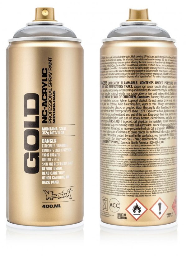 Montana Gold 400ml - Transparent