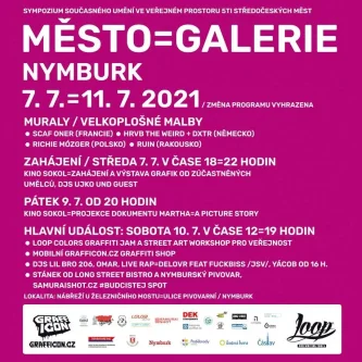 Město=Galerie - Loop Graffiti Jam Nymburk