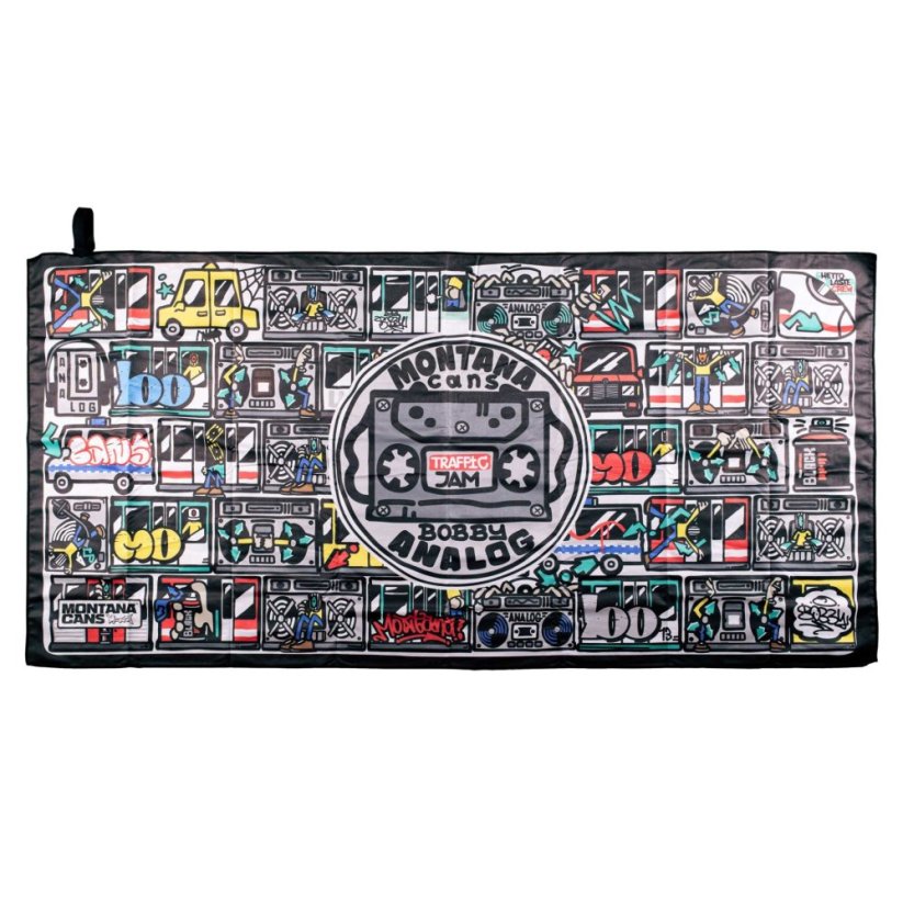 Montana Beach Towel - Traffic Jam by Bobby Analog - Ručník