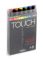 Touch Twin Marker - 6 Main Set