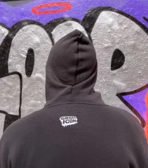 Grafficon Shop Hoodie Black - Mikina s Kapucí