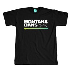 Montana Triko - Typo+Logo Line - Black
