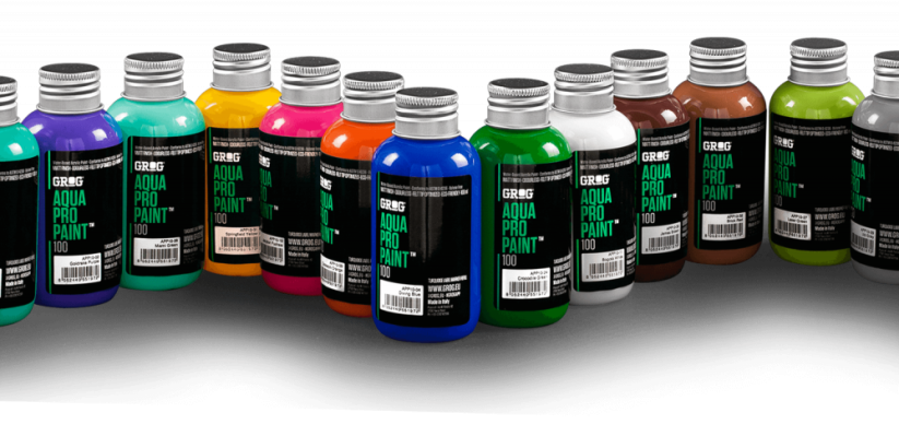 Grog Aqua Pro Paint 100ml - Barva: 16 Laser Green #92d202