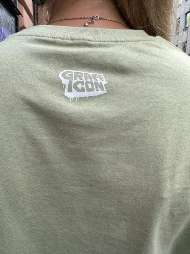 Grafficon T-Shirt - Sage Green