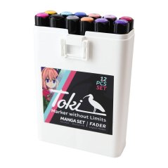 Toki Marker Fader Set 12 - Manga