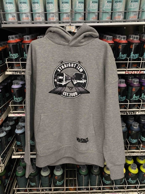 Straight IZM Hoodie - METRO - Grey