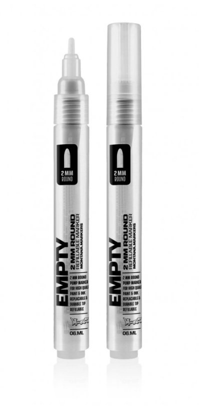 Montana Black Empty Marker - 2mm Round