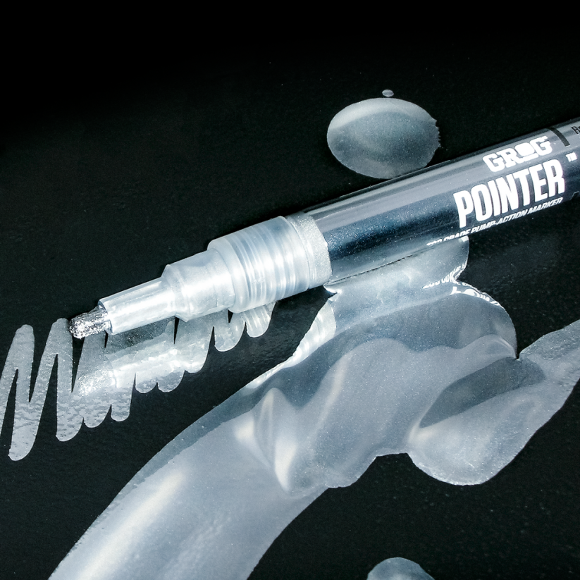Grog Pointer 02 MCP - Mercury Chrome Paint