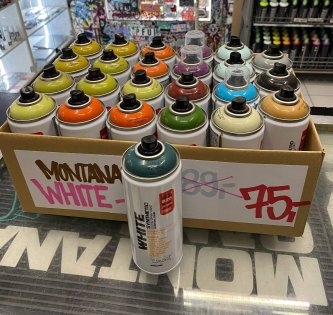 VÝPRODEJ BAREV MONTANA WHITE!