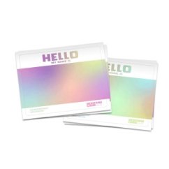 Montana Hello-Gram Stickers - Non-Eggshell