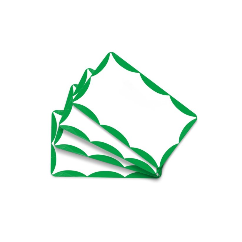 Mr. Eggshell - Wavy Stickers Green - 50ks