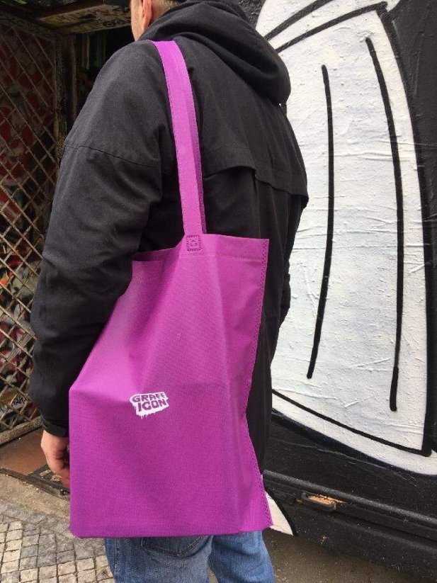 Grafficon Netkanbag - Farba: violet #ae01d9