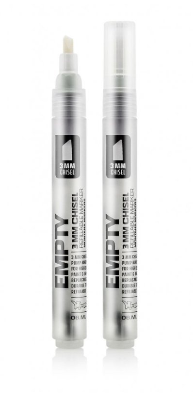 Montana Black Empty Marker - 3mm Chisel