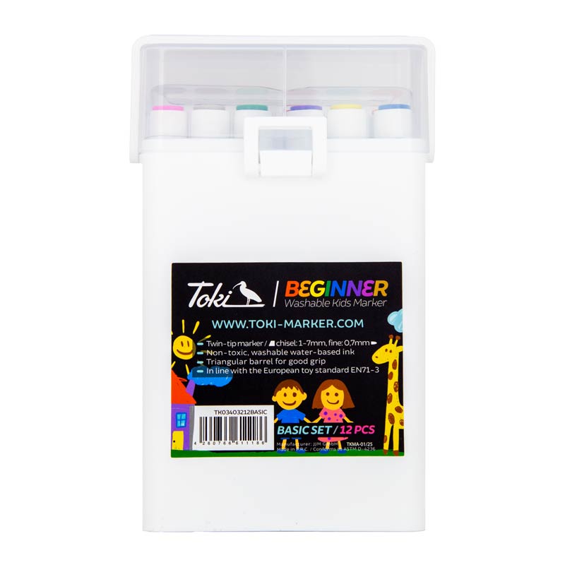 Toki Beginner Kids Marker 12er Set - Basic