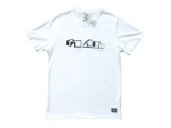 That Cap x ZEBONE - Geometric Cap T-Shirt/White