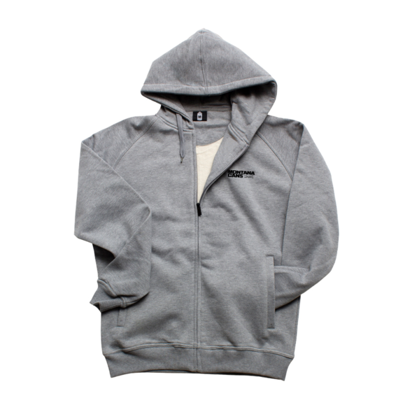 Montana-Cans Zip Hoodie - Grey