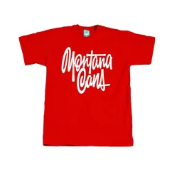Montana Cans T-Shirt TAG by Shapiro Red
